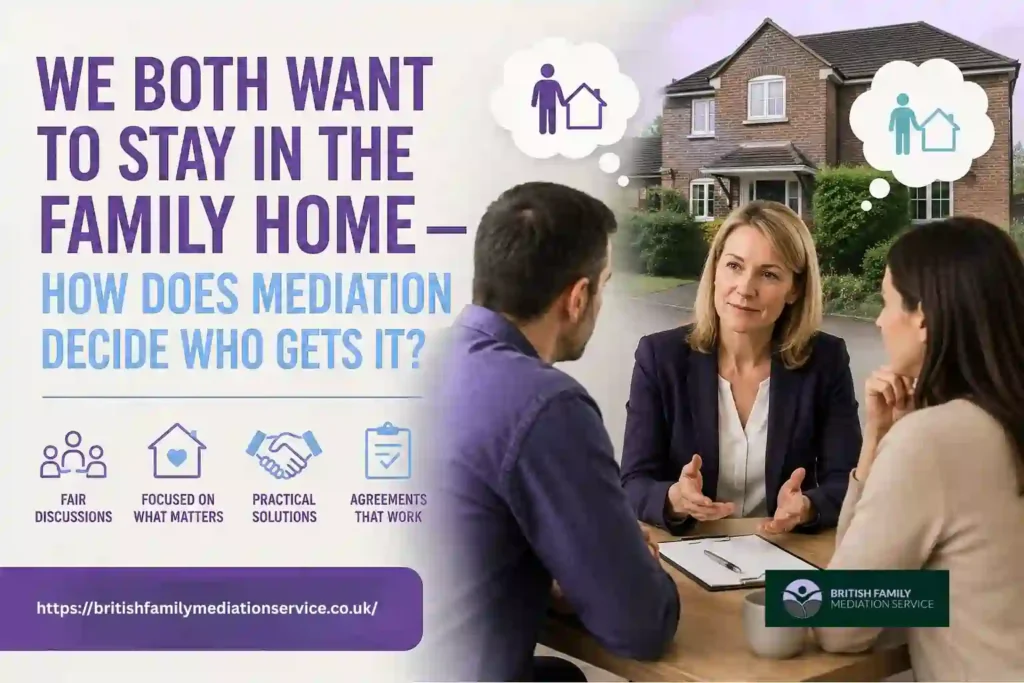 We Both Want to Stay in the Family Home — How Does Mediation Decide Who Gets It?